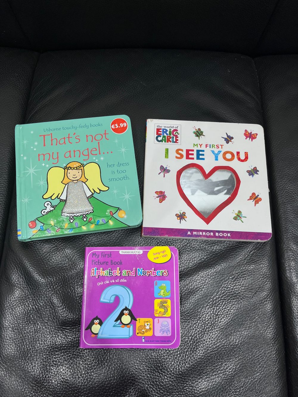 Set 2 cuốn sách My First I See You, That's not my angel tặng sách Alphabet and Numbers - Ảnh 3