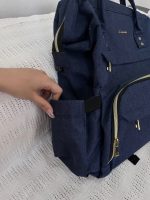 Balo bỉm sữa Lovevook màu xanh - Ảnh 20