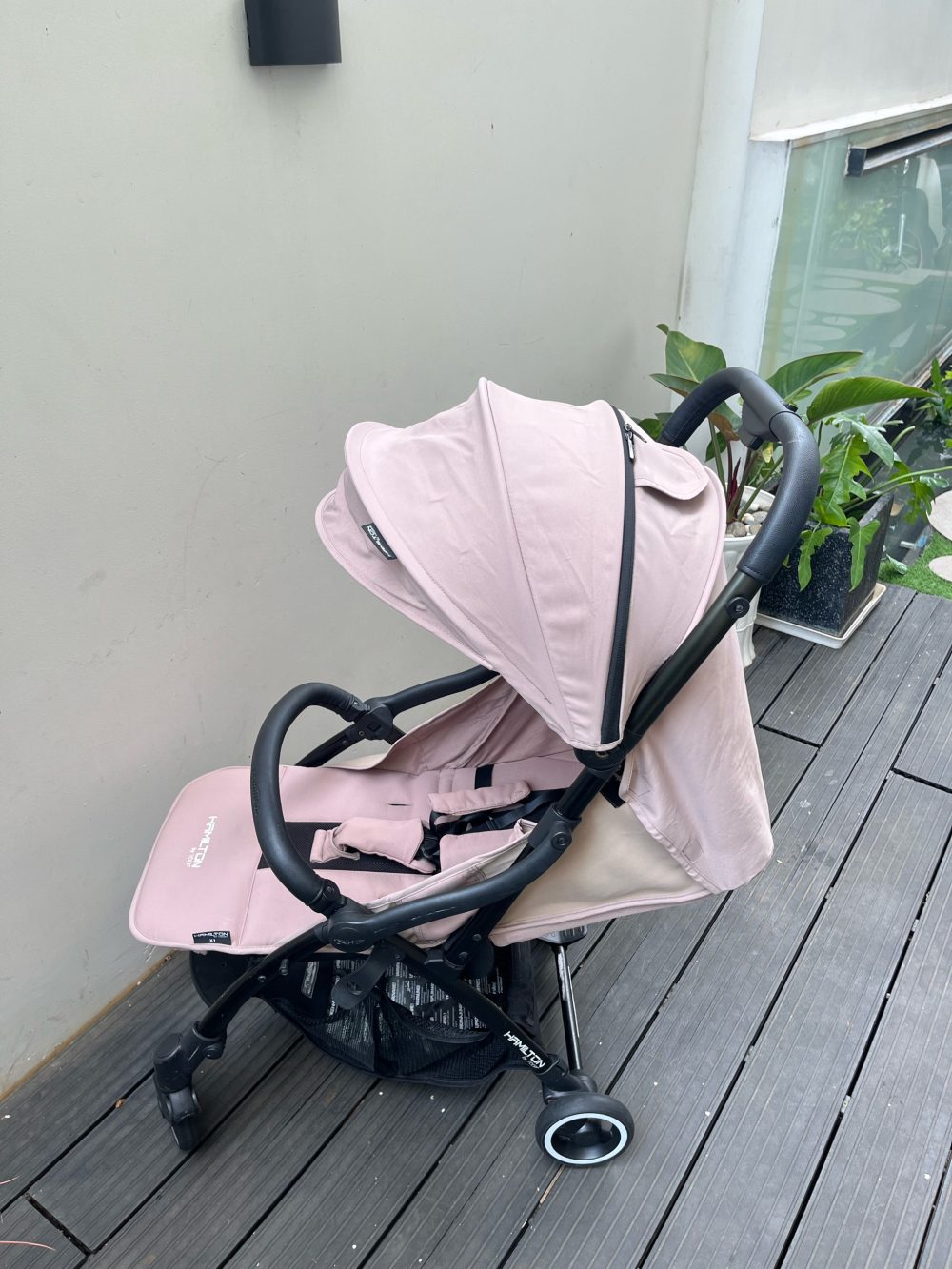 Xe đẩy Hamilton X1 màu nâu ánh hồng ( size: 0->4y, tối đa 20kg) - Ảnh 17