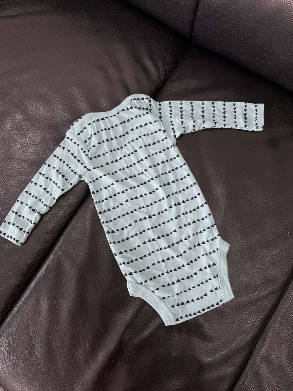 Set 3 bodysuit Gerber màu xanh họa tiết khủng long (size 3→6m) - Ảnh 14