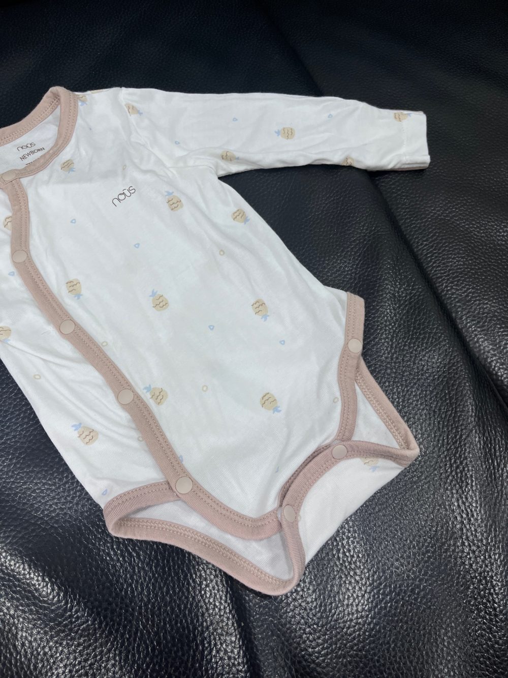 Set 3 bộ Nous màu nâu/be size newborn (kèm 2 mũ và 1 đồ chơi) - Ảnh 24