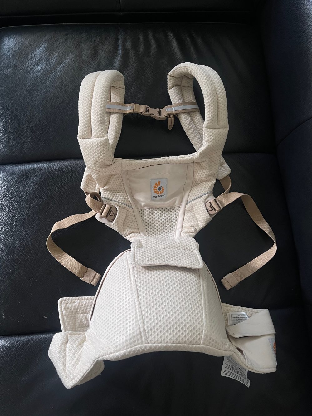 Địu Ergo baby Alta Hip Seat, Natural Beige ( size: 5,5-> 20kg ~ 4–> 48m) - Ảnh 7