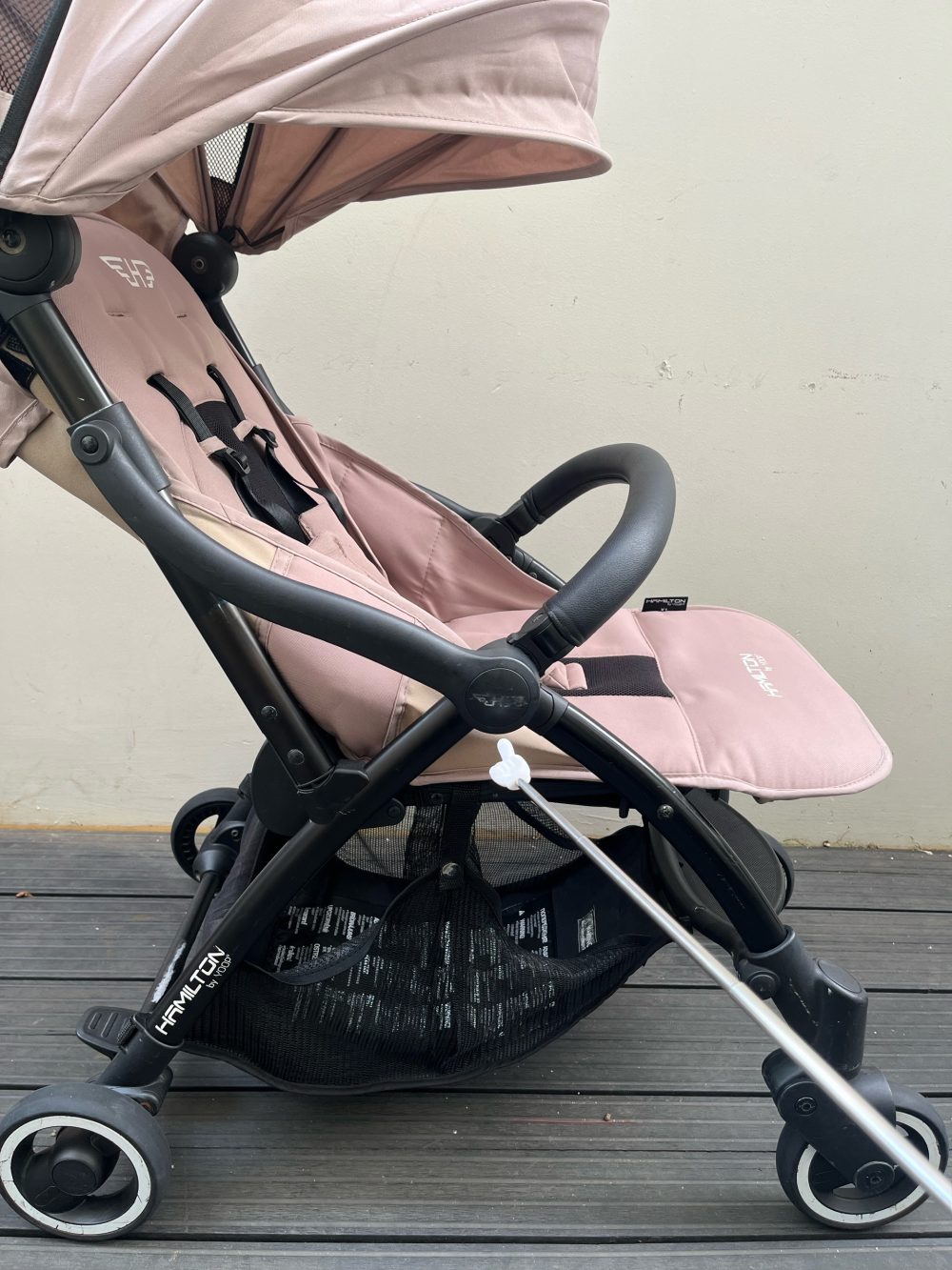 Xe đẩy Hamilton X1 màu nâu ánh hồng ( size: 0->4y, tối đa 20kg) - Ảnh 8