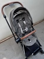 Xe đẩy Cybex mios 3 màu xám khung bạc ( size: 0->4y, tối đa 22kg) kèm adapter và áo mưa cybex - Ảnh 10