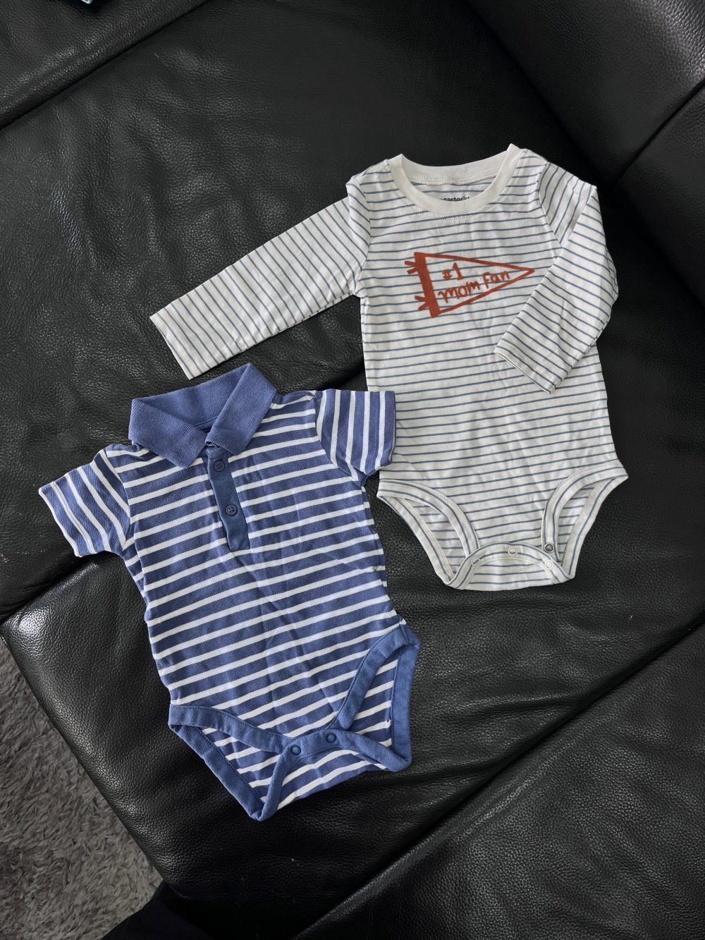 Bodysuit dài tay Carter’s kèm bodysuit ngắn tay Mothercare (size 6→9m) - Ảnh 7