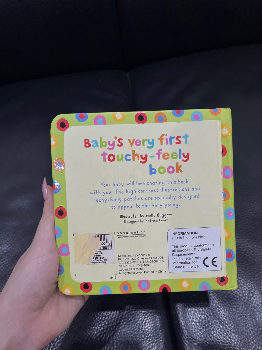 Set 3 cuốn sách Bedtime, All Ears và Baby's Very First Touchy-Feely Book - Ảnh 6