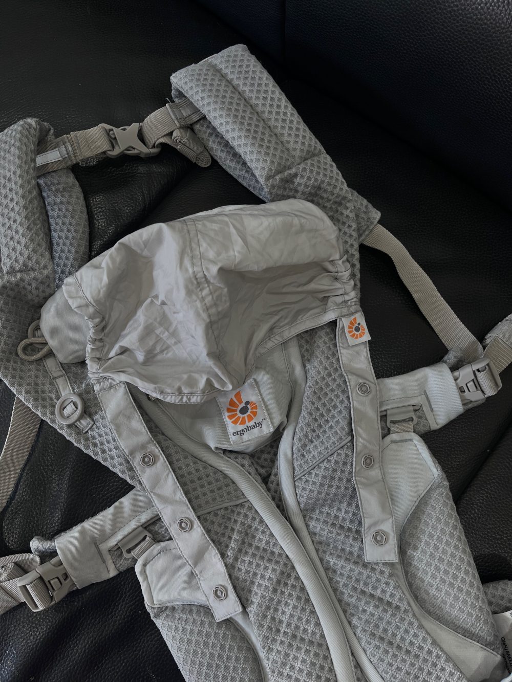 Địu Ergobaby Omni Breeze, Pearl Grey (size: 3kg2→20kg4~ 0→48m) - Ảnh 12