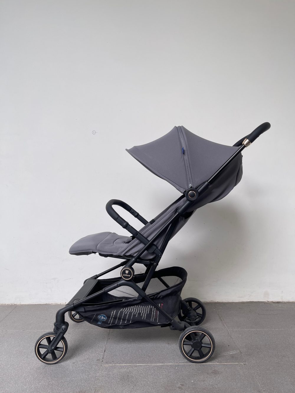 Xe đẩy Unilove AERO khung nhôm màu xám (Size: 0m->4y, tối đa 22kg) - Ảnh 3