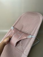Ghế rung Baby Bjorn Bouncer Bliss vải lưới mesh màu hồng khung trắng (nobox) - Ảnh 3