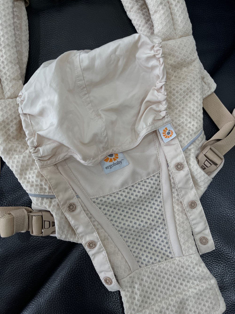 Địu Ergobaby Alta Hip Seat, Natural Beige ( size: 5kg5 -> 20kg ~ 4->48m) - Ảnh 11
