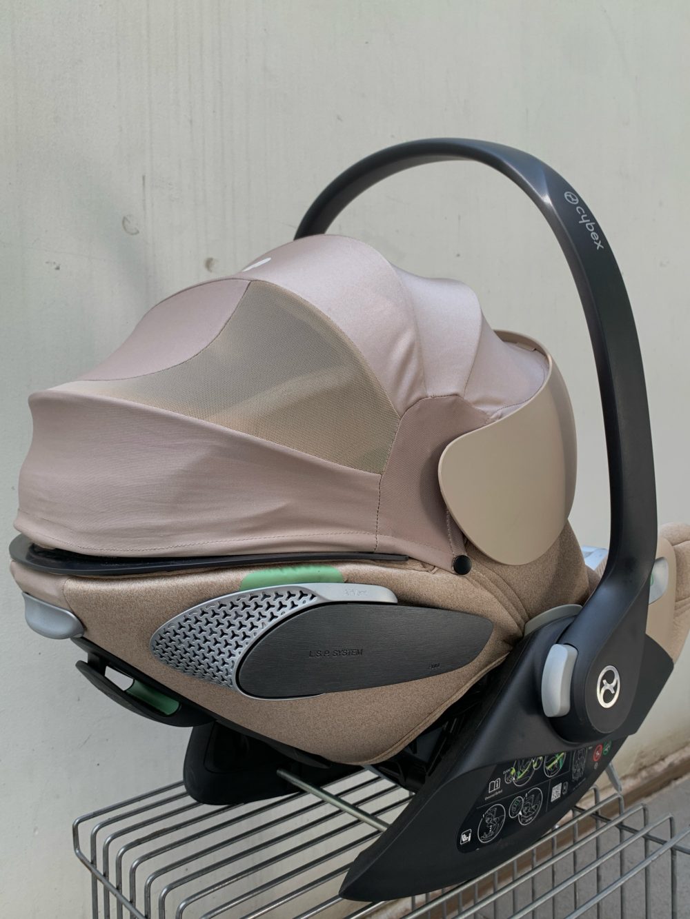 Ghế ngồi ô tô Cybex Cloud T i-size màu cozy beige (45-87cm<13kg) - Ảnh 22