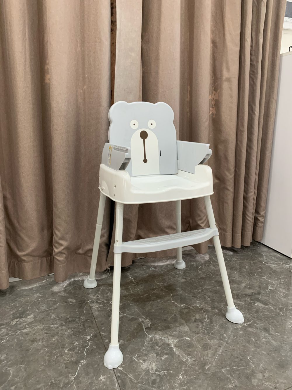 Ghế ăn dặm gấp gọn Ifam hoạ tiết gấu xám ( ghế cao 55cm) - Ảnh 9