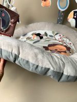 Thảm vải nằm chơi Telun Baby (ConCung) có nhạc, đèn, bảng điểu khiển màu xám (fullbox) - Ảnh 22