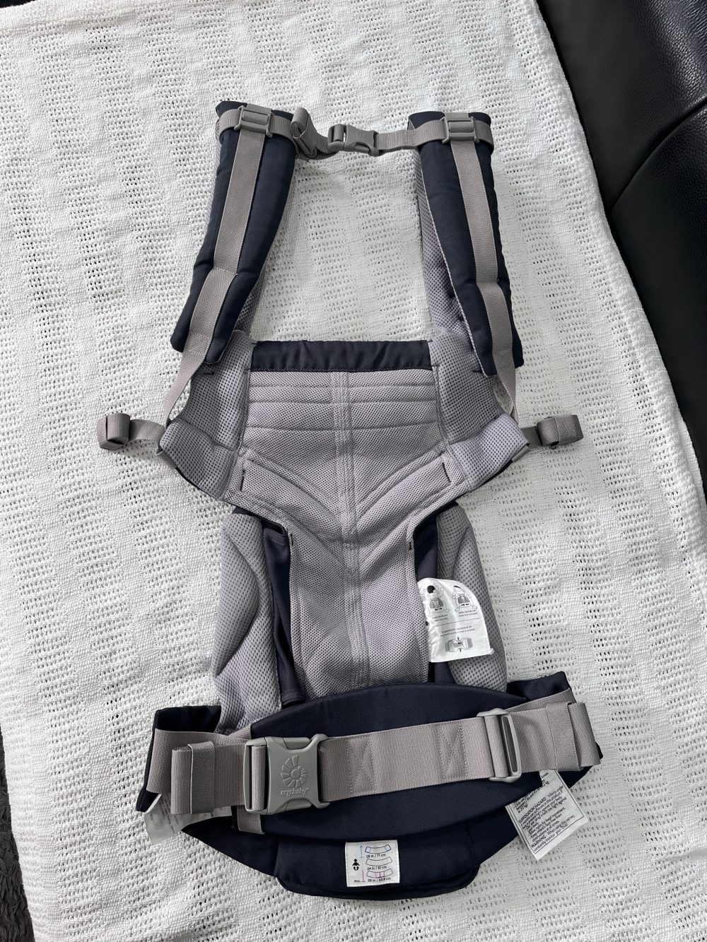Địu Ergobaby Omni 360 Cool Air Mesh, Carbon Grey (size: 3kg2→20kg~ 0→48m) - Ảnh 9