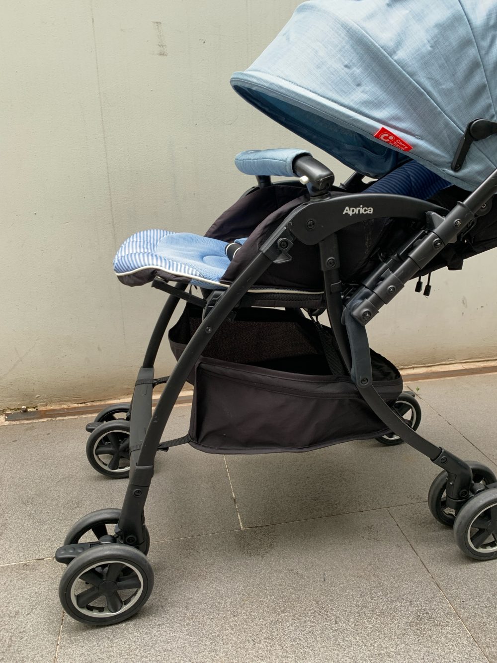 Xe đẩy Aprica Luxuna Comfort màu xanh ( sơ sinh - 15kg~ 36m) - Ảnh 15