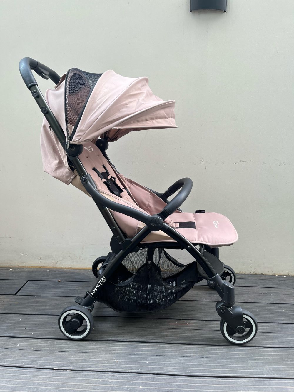 Xe đẩy Hamilton X1 màu nâu ánh hồng ( size: 0->4y, tối đa 20kg) - Ảnh 6
