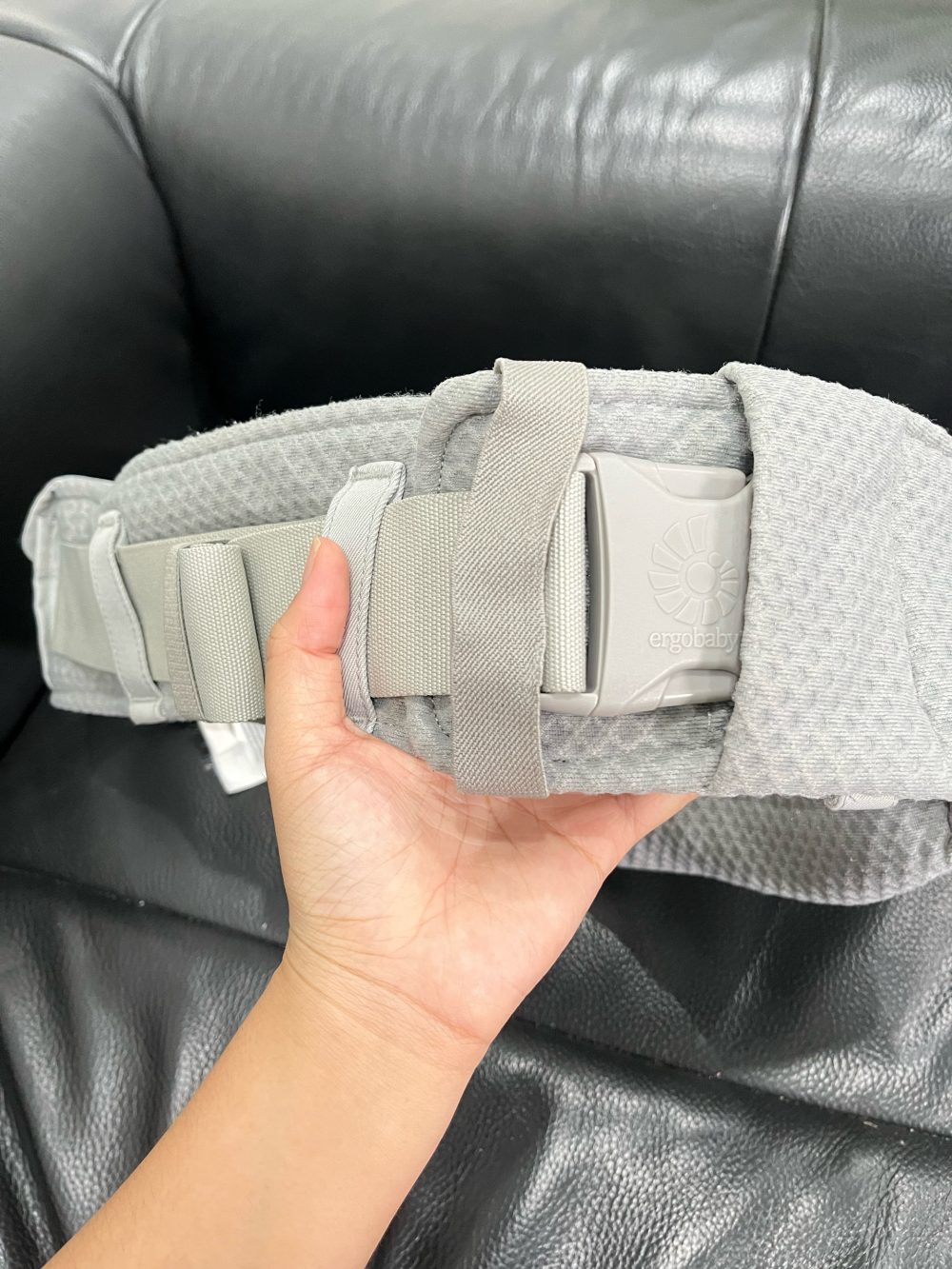 Địu Ergobaby Alta Hip Seat, Pearl Grey ( size: 5,5->20kg ~ 4->48 tháng) - Ảnh 6