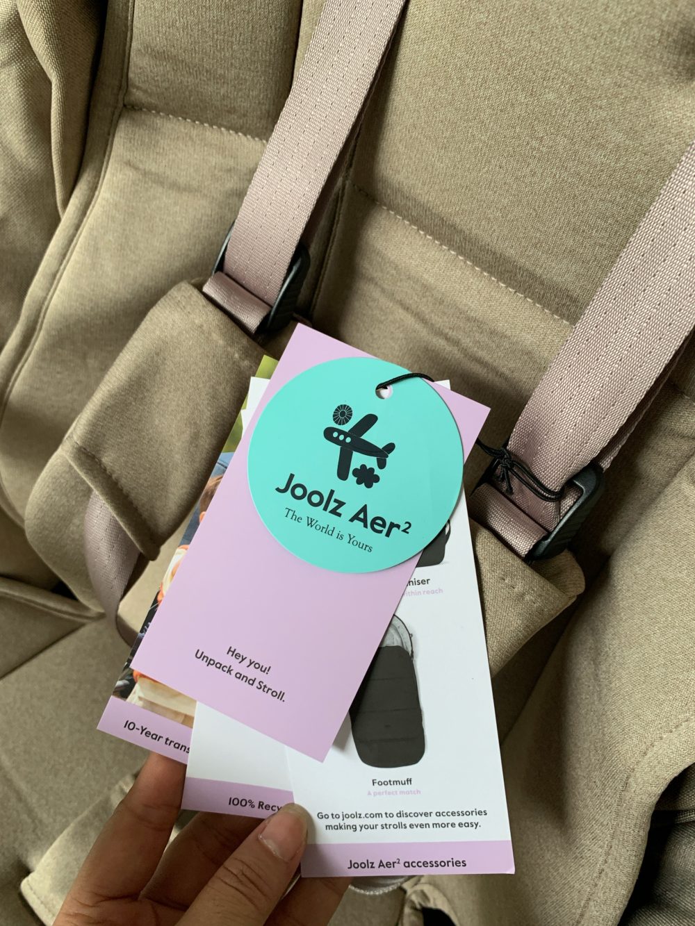 Xe đẩy Joolz Aer2 màu Sandy Taupe (fullbox) bill mua Motherwork T12/2025 - Ảnh 12
