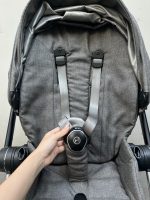 Xe đẩy Cybex mios 3 màu xám khung bạc ( size: 0->4y, tối đa 22kg) kèm adapter và áo mưa cybex - Ảnh 15