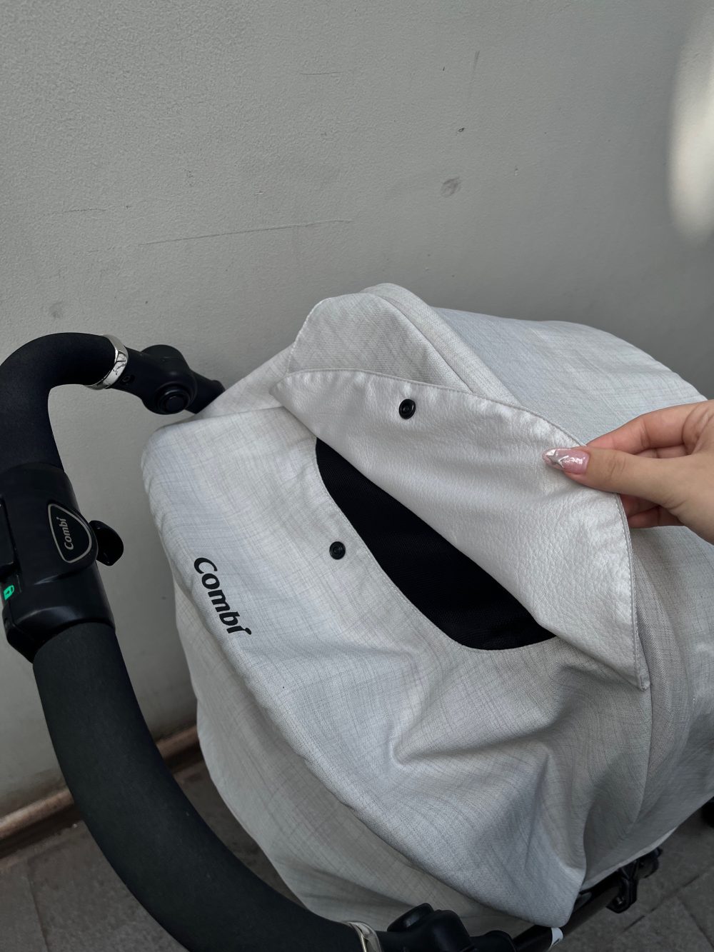 Xe đẩy Combi Crossgo 4 cas màu ghi (size 1→36m, tối đa 15kg) - Ảnh 11