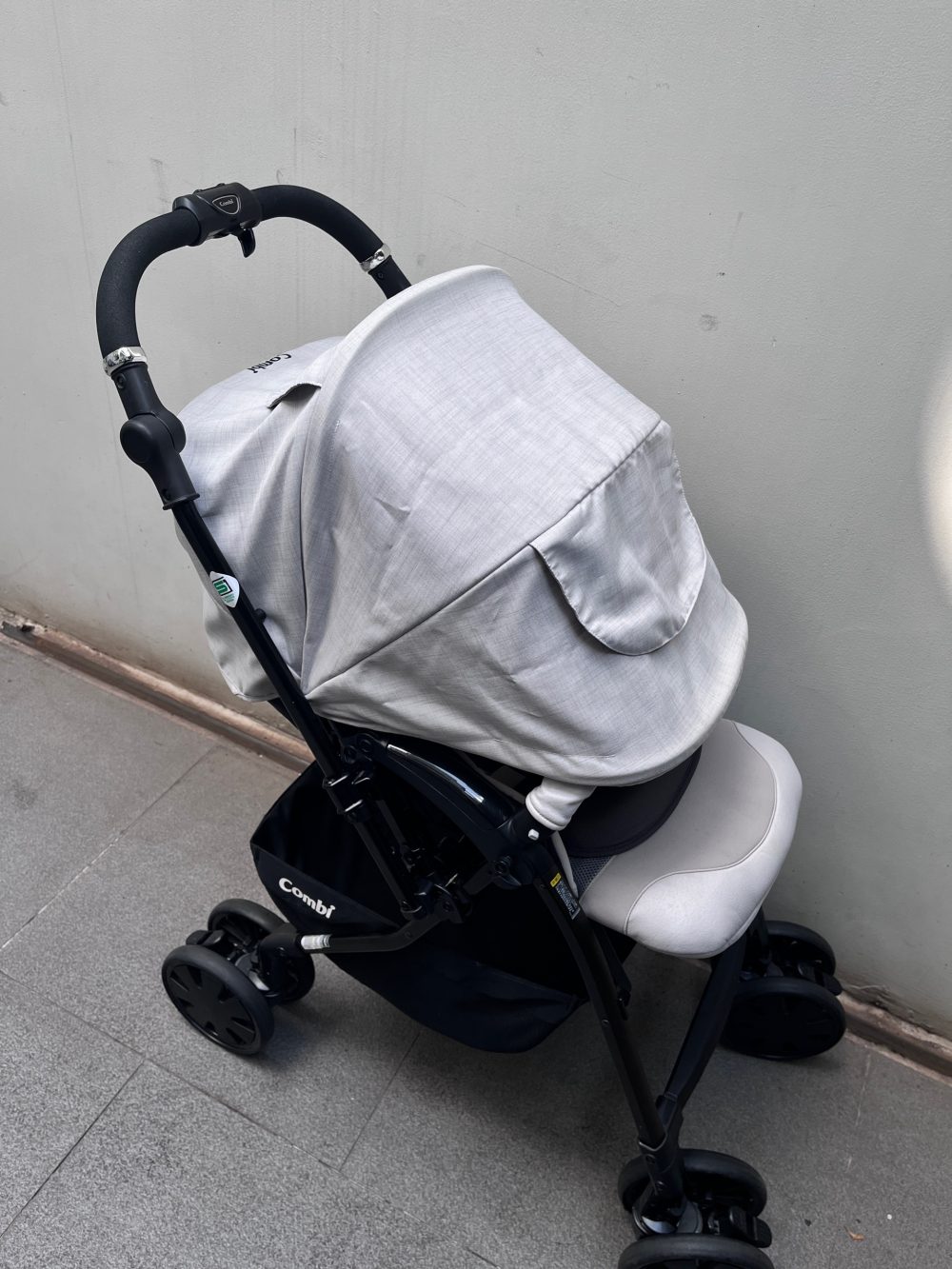 Xe đẩy Combi Crossgo 4 cas màu ghi (size 1→36m, tối đa 15kg) - Ảnh 15