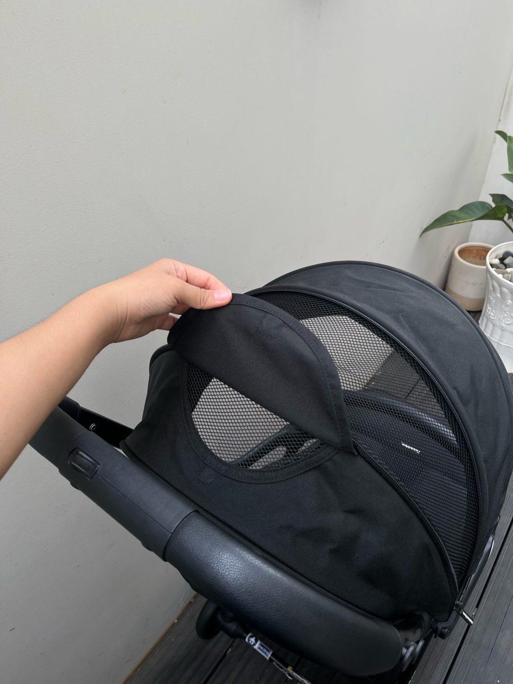 Xe đầy Hamilton X1 Plus màu đen (size: 0→4y, tôi đa 20kg) còn túi đựng - Ảnh 6