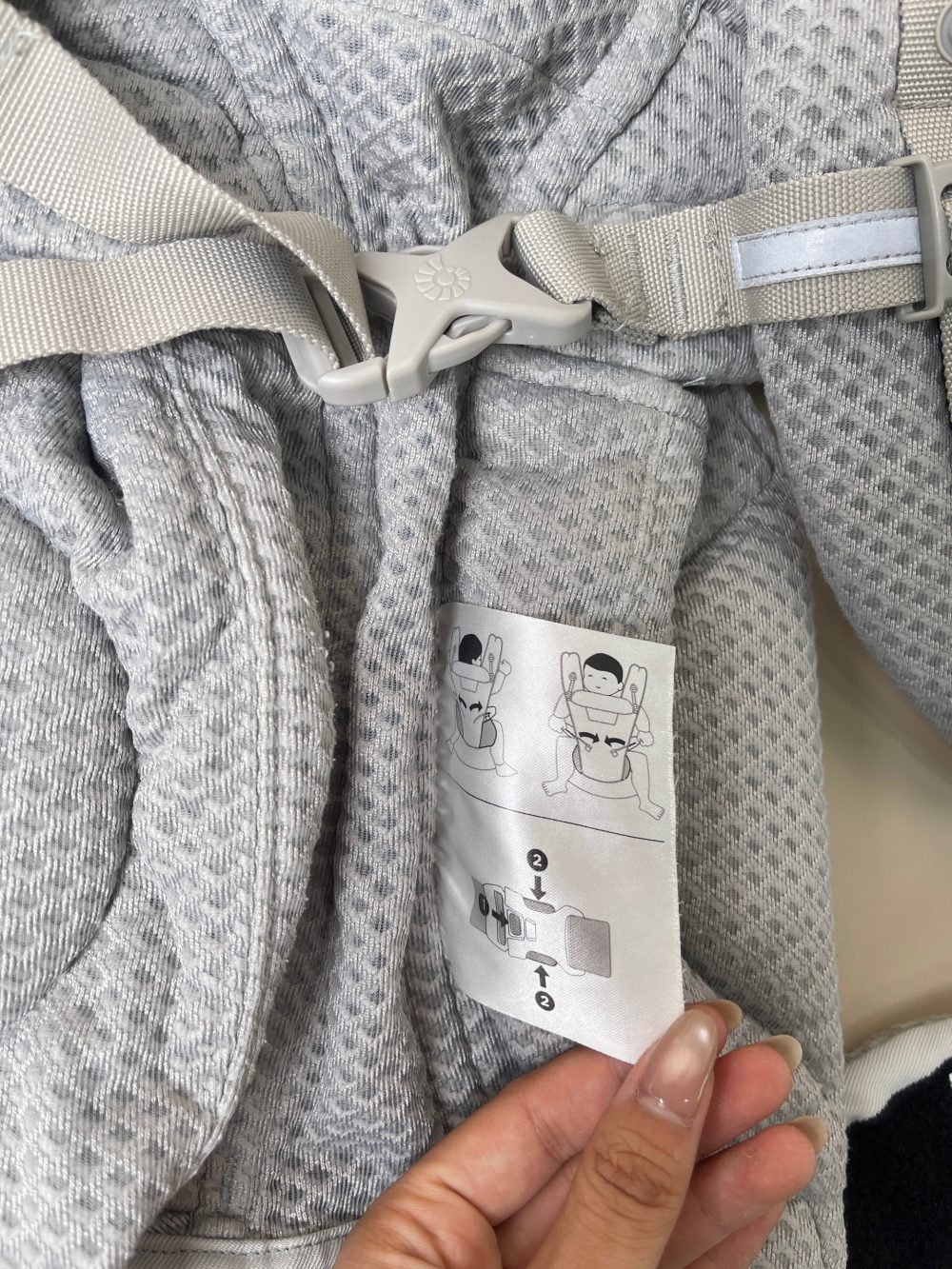 Địu cho bé Ergobaby Omni Breeze, Pearl Grey (size: 3kg2->20kg ~ 0->48m) - Ảnh 21