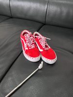 Giày Vans Kids Old Skool hoạ tiết trái tim màu đỏ (size 31.5~19cm) - Ảnh 8