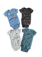 Set 4 bộ bodysuit Gerber họa tiết vũ trụ (size 6→9m)