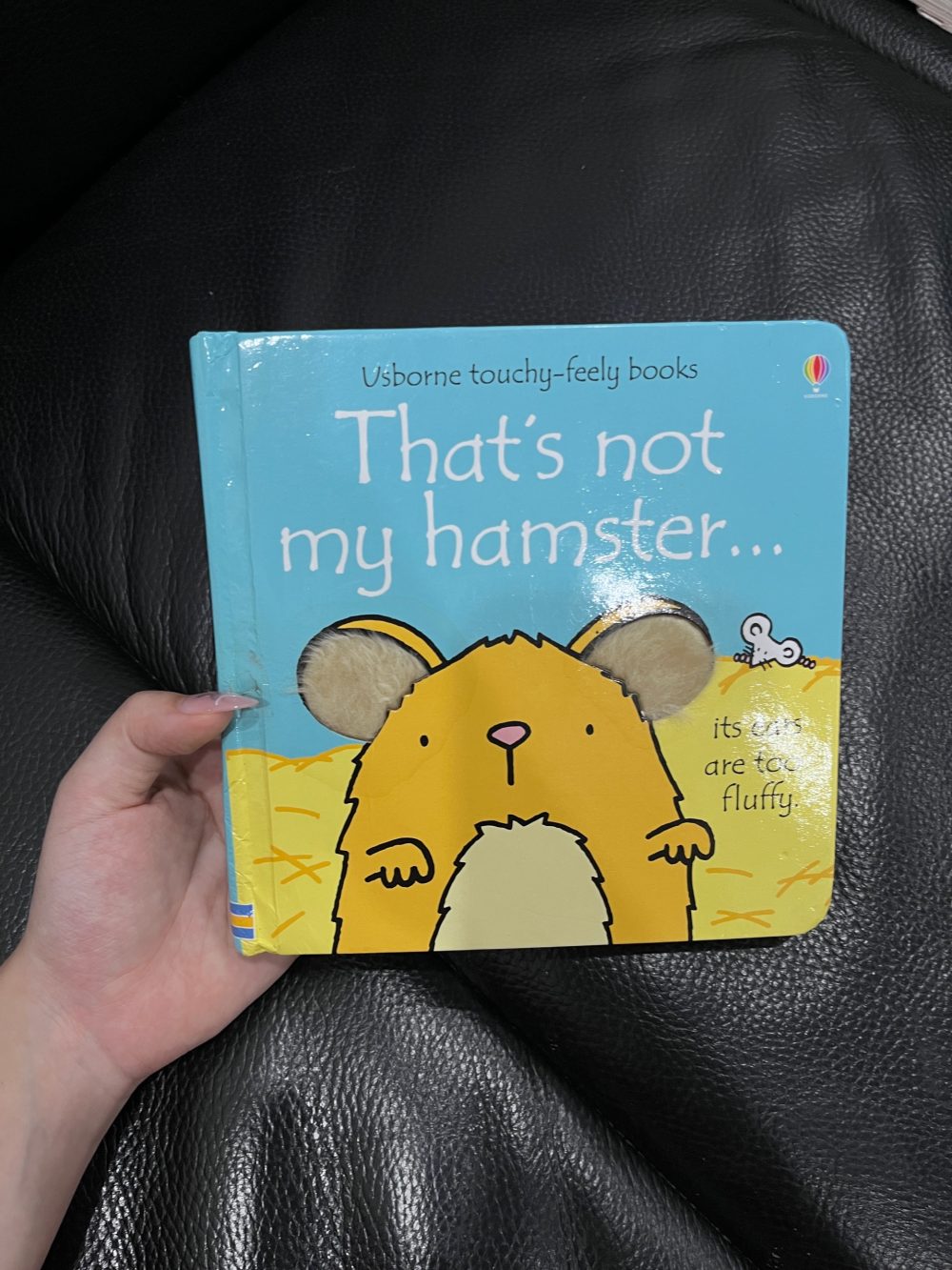 Set 2 cuốn sách That’s not my hamster và Baby’s very first touchy- feely bedtime book tặng kèm sách Vegetables and flowers - Ảnh 4