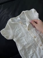 Set 4 bodysuit H&M màu xanh/be (size 2→9m) - Ảnh 7