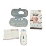 Máy dũa móng tay Comfybaby màu trắng viền xanh ( full box)