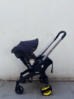 Xe đẩy kết hợp ghế ngồi ô tô Doona màu đen, tặng kèm đệm xe đẩy và miếng lót ô tô (1,8→13,6kg, còn túi đựng) - Ảnh 10