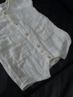 Set 4 bodysuit H&M màu xanh/be (size 2→9m) - Ảnh 3