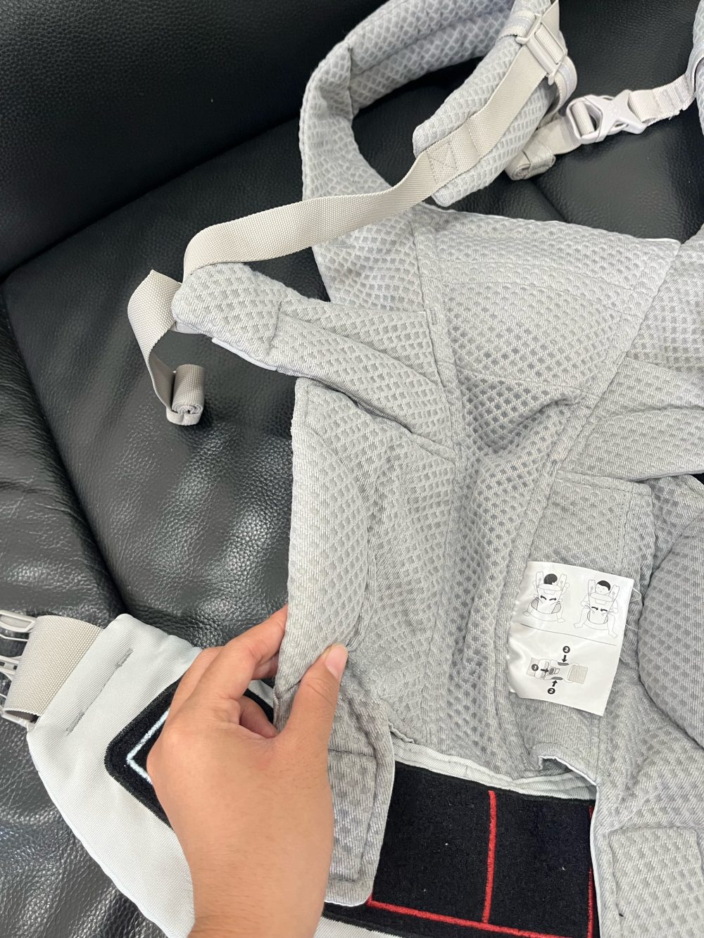 Địu Ergobaby Omni Breeze, Pearl Grey ( Size: 3.2->20kg ~ 0->48m) - Ảnh 14