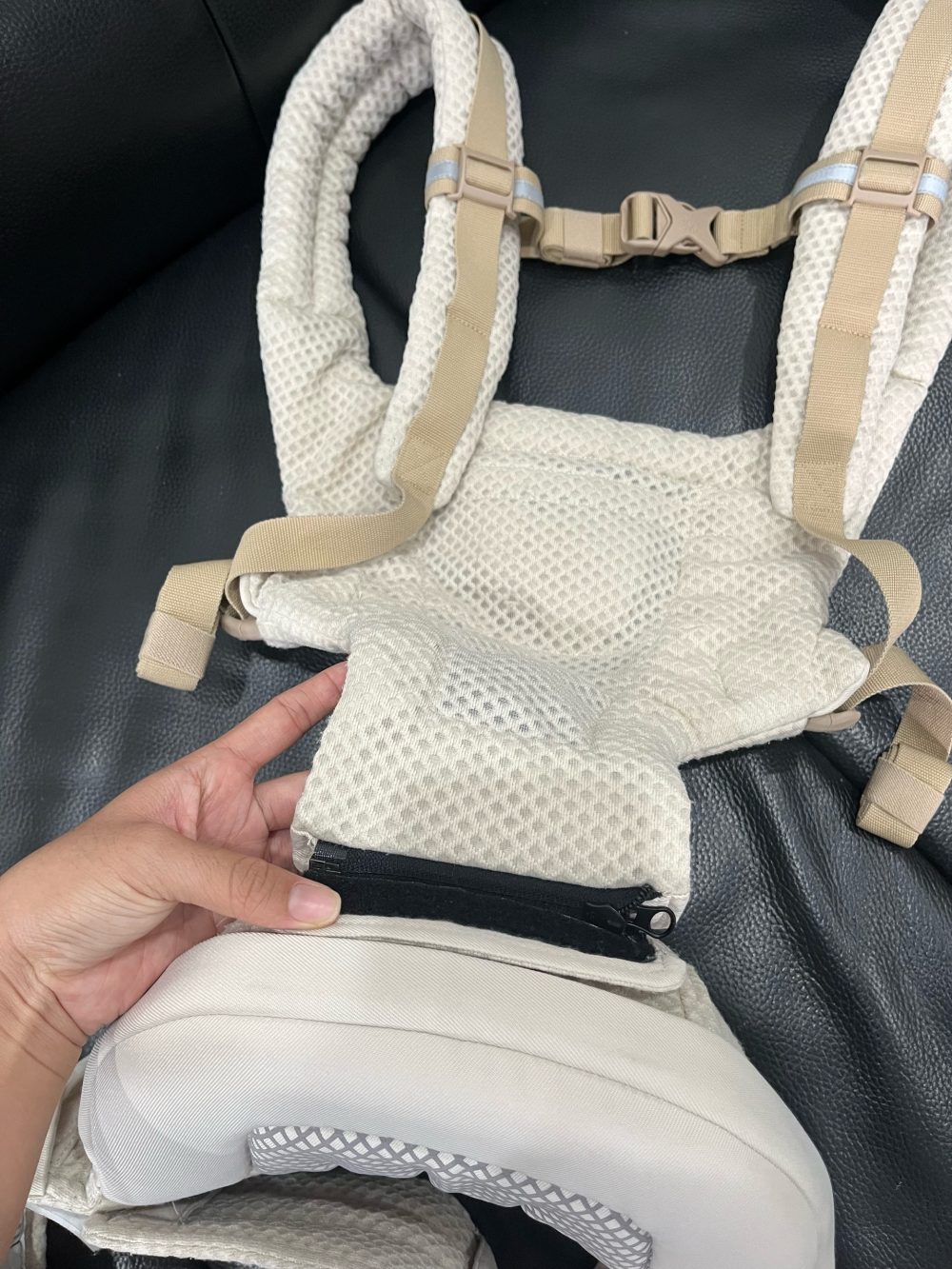 Địu Ergobaby Alta Hip Seat, Natural Beige ( size: 5kg5 -> 20kg ~ 4->48m) - Ảnh 13