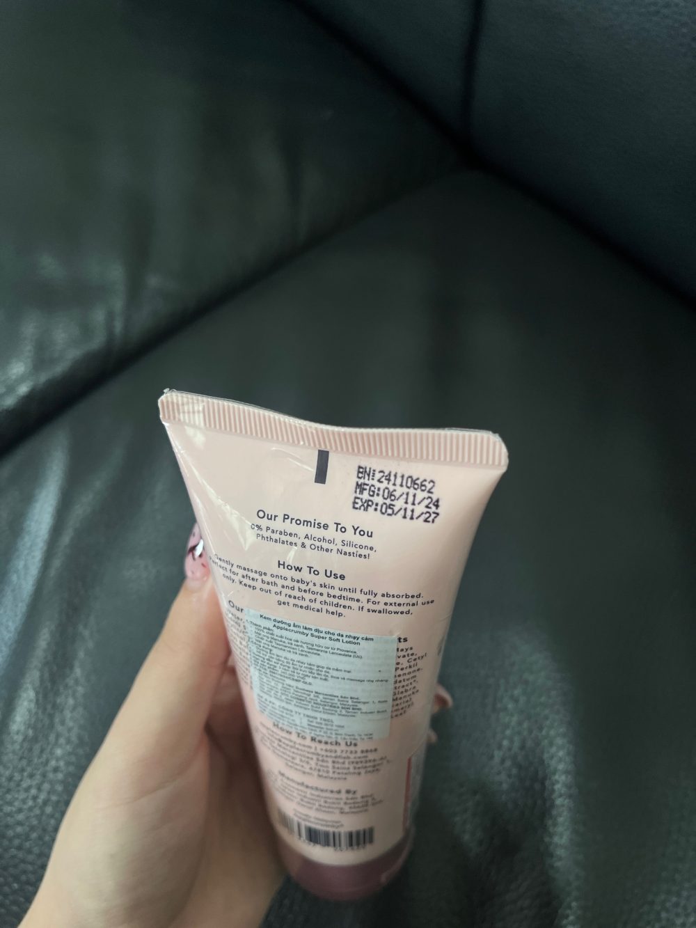 Kem làm dịu và chống hăm tã Applecrumby Ultimate Nappy Cream 75g ( new 100%, date 5/11/2027) - Ảnh 3