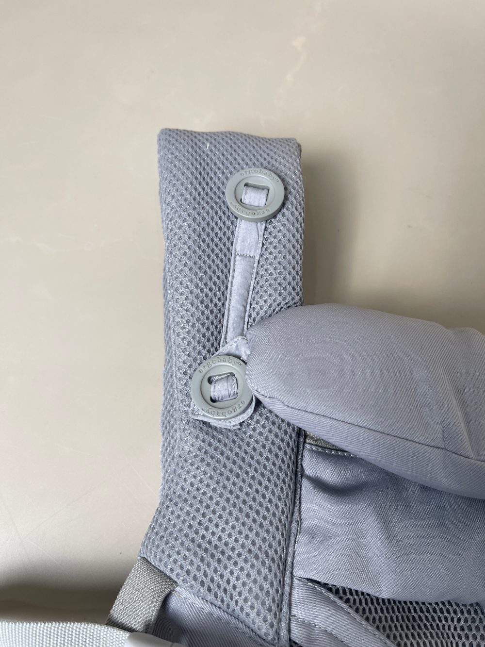 Địu cho bé Ergobaby Omni 360 Cool Air Mesh Pearl Grey (size: 3kg2->20kg ~ 0->48m, full box) - Ảnh 6