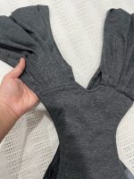 Địu vải Embé Sling màu Charcoal dòng flex ( size: 0->24m, còn túi đựng) - Ảnh 10