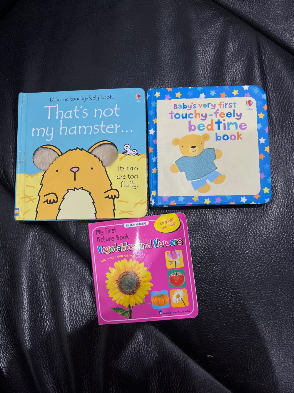 Set 2 cuốn sách That’s not my hamster và Baby’s very first touchy- feely bedtime book tặng kèm sách Vegetables and flowers - Ảnh 7