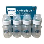 Set 4 bình sữa Philips Avents Anti- Colic 260ml ( 1m+/full box)