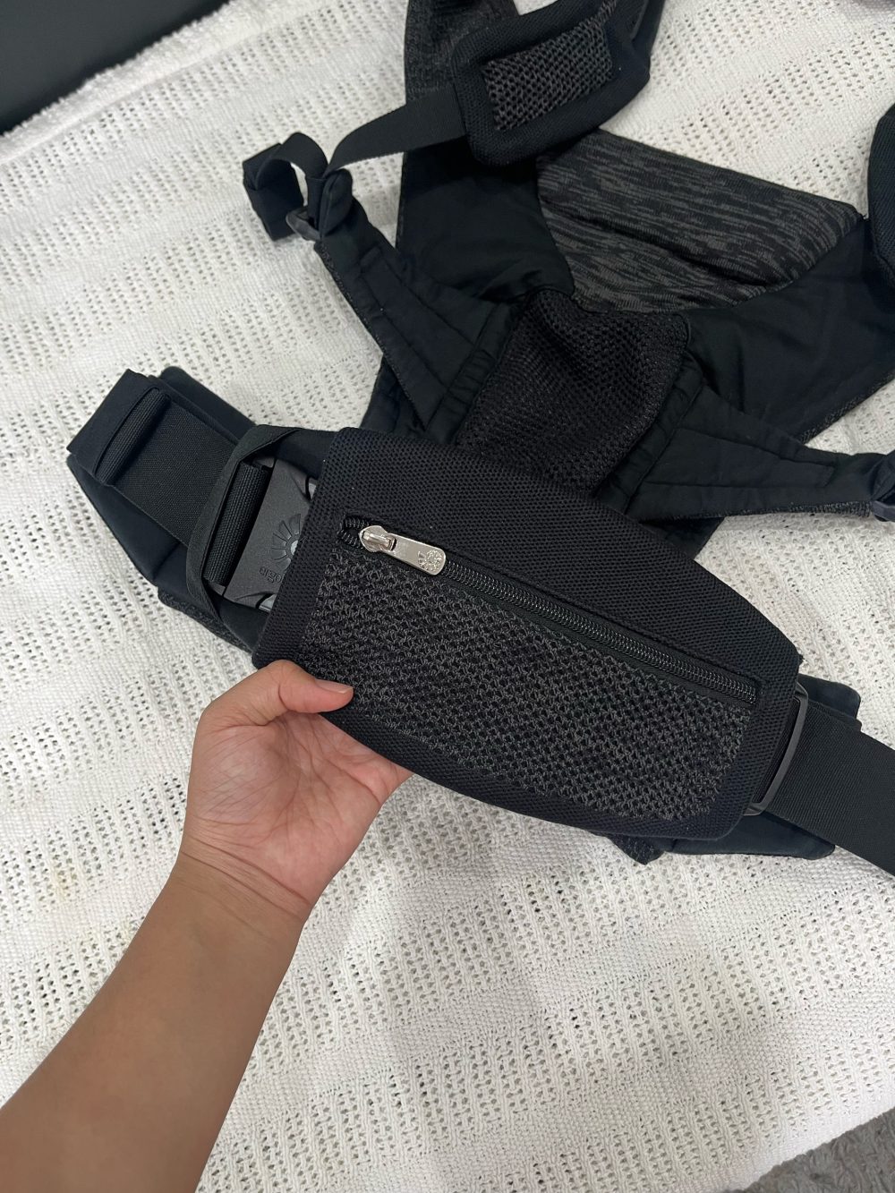 Địu cho bé Ergobaby Aerloom – Charcoal/Black ( size: 3kg2->15kg9 ~ 0->36m) - Ảnh 14