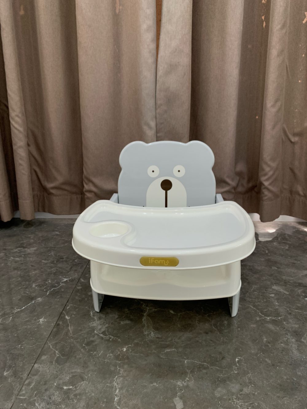 Ghế ăn dặm gấp gọn Ifam hoạ tiết gấu xám ( ghế cao 55cm) - Ảnh 30