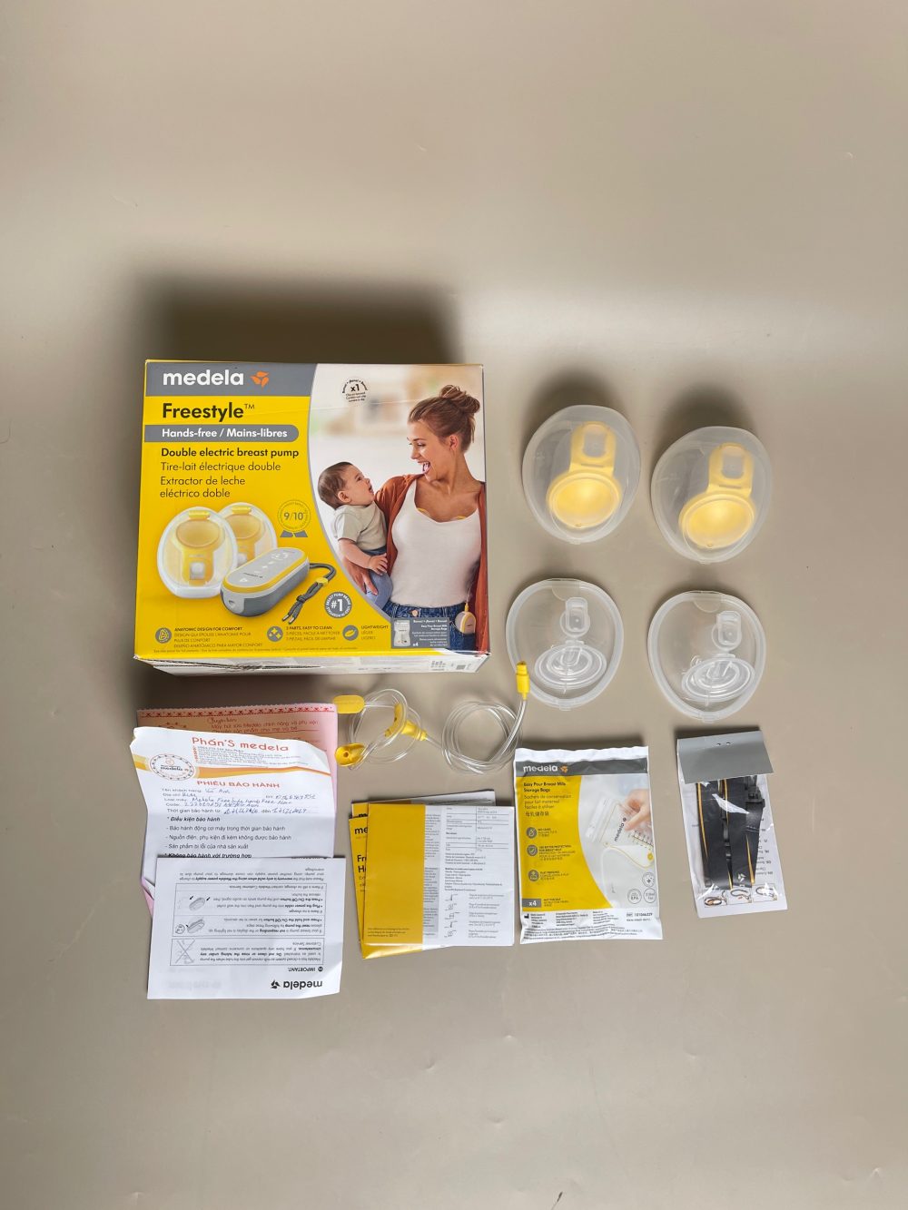 Máy hút sữa medela freestyle handsfree (full box, còn BH) - Ảnh 10