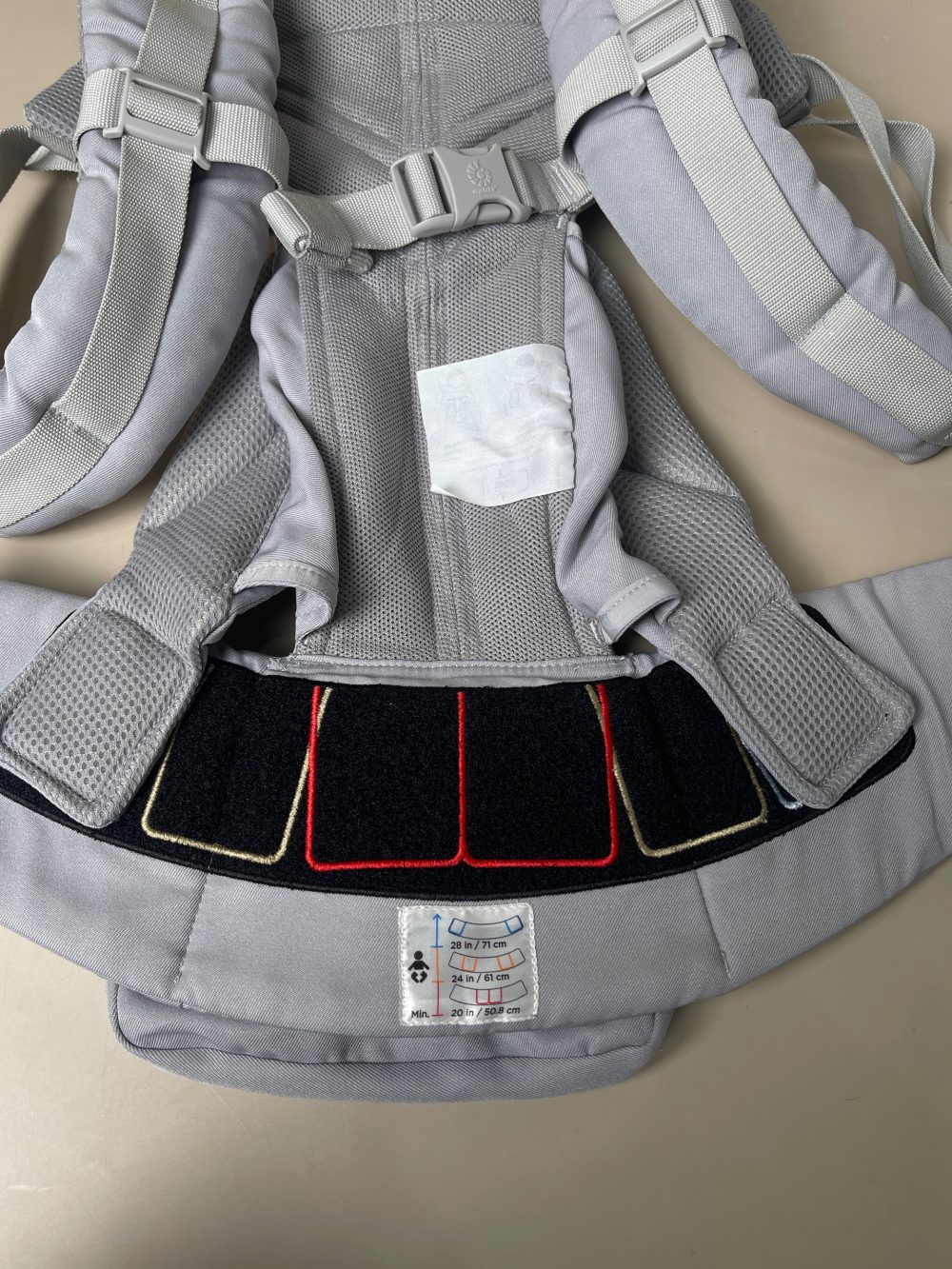 Địu cho bé Ergobaby Omni 360 Cool Air Mesh Pearl Grey (size: 3kg2->20kg ~ 0->48m, full box) - Ảnh 23