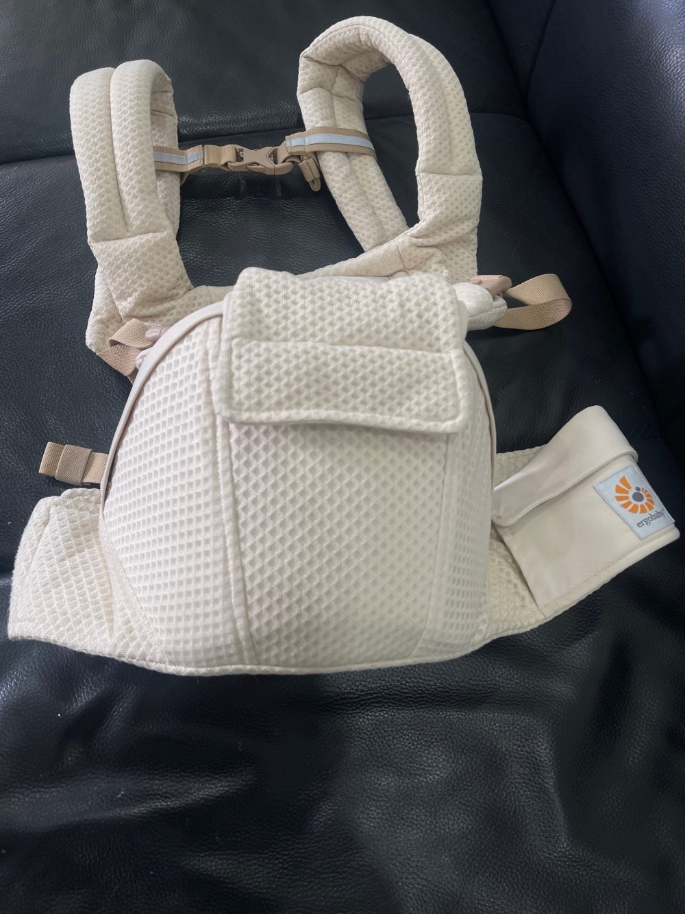 Địu Ergo baby Alta Hip Seat, Natural Beige ( size: 5,5-> 20kg ~ 4–> 48m) - Ảnh 2