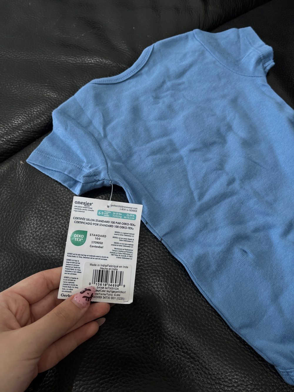 Set 4 bộ bodysuit Gerber họa tiết vũ trụ (size 6→9m) - Ảnh 23