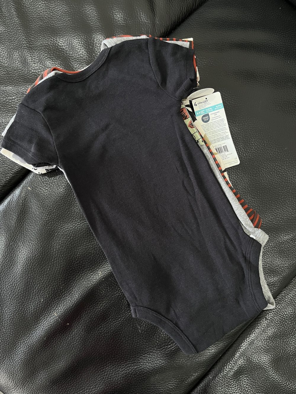 Set 4 bộ bodysuit Gerber chủ đề khủng long (size 6→9m) - Ảnh 17