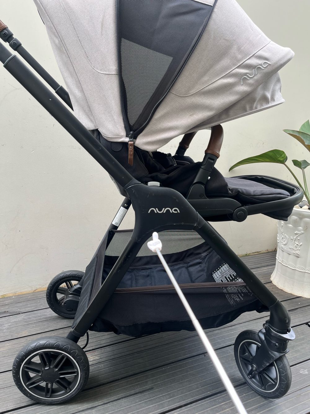 Xe đẩy Nuna Triv màu xám khung đen (size: 0–>4y, tối đa 22kg) - Ảnh 12