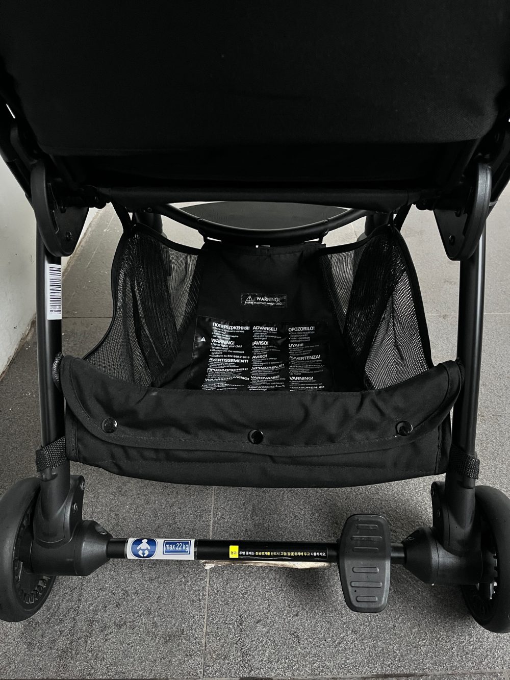 Xe đẩy Hamilton X1 Plus màu đen ( size: 0->4y, tối đa 20kg) - Ảnh 25